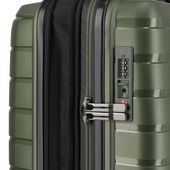 Travelite Air Base 4 ruote Carrello della cabina 55 cm con piega di espansione