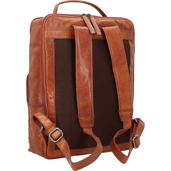 Spikes & Sparrow Zaino Bronco in pelle 40 cm Scomparto per laptop