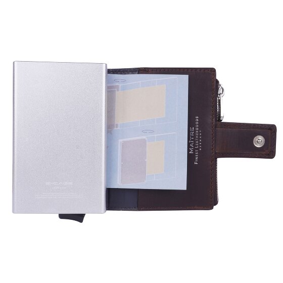 Maître Birkheim C-Four Custodia per carta di credito Protezione RFID Pelle 6.5 cm
