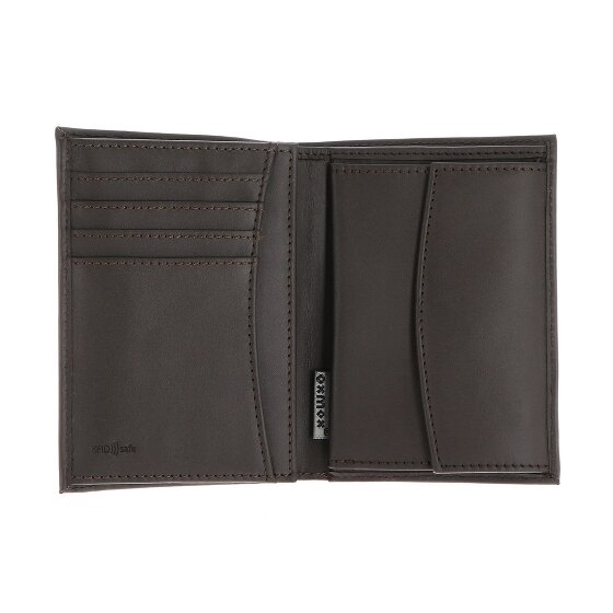 oxmox Leather Portafoglio Protezione RFID Vera Pelle 10 cm