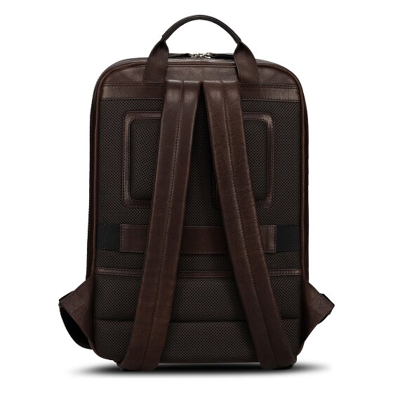 Jost Glasgow Zaino da giorno Protezione RFID Vera Pelle 44 cm Vano porta PC