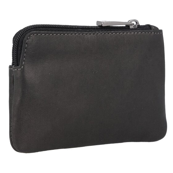 Greenland Nature Portachiavi in nappa nera RFID in pelle 11,5 cm