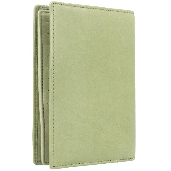 Greenland Nature Custodia per passaporto in pelle RFID di colore morbido 12 cm