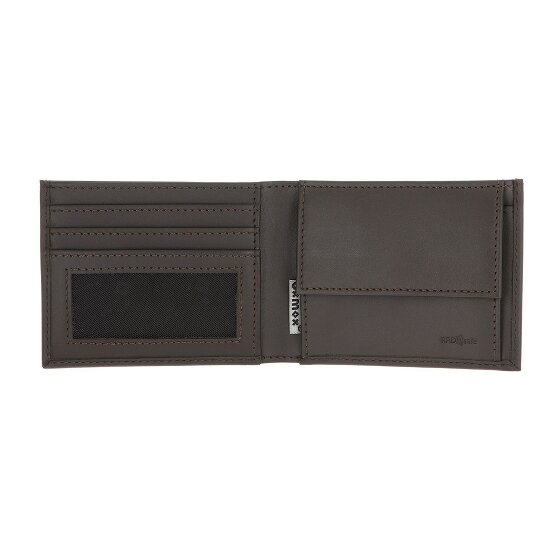 oxmox Leather Portafoglio Protezione RFID Vera Pelle 11 cm