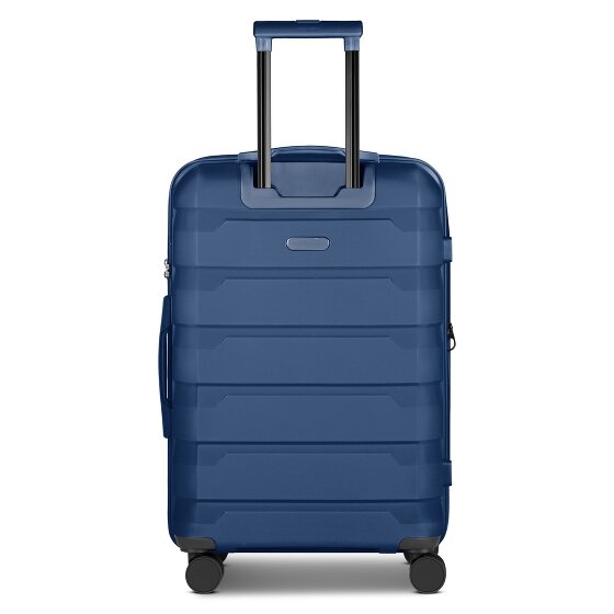 d&n South Dakota 4 ruote Set di valigie 3 pezzi con piega di espansione