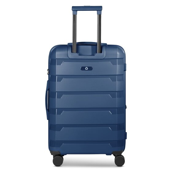 d&n South Dakota 4 ruote Set di valigie 3 pezzi con piega di espansione