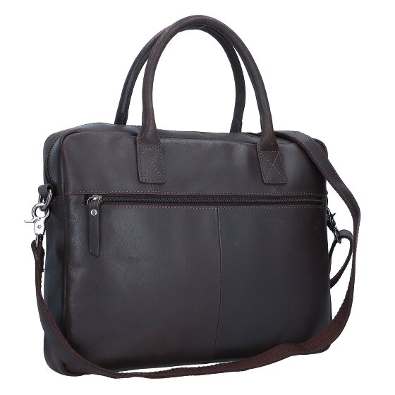 Burkely Vintage Valigetta Vera Pelle 37 cm Vano porta PC