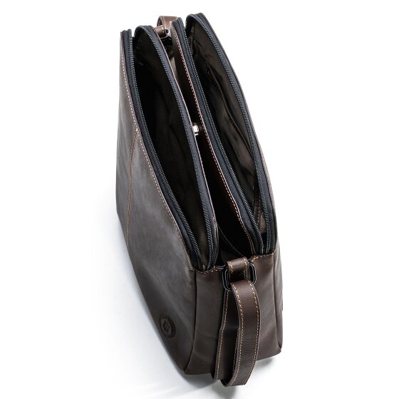Farmhood Nashville XL borsa a tracolla 2 scomparti in pelle 29 cm