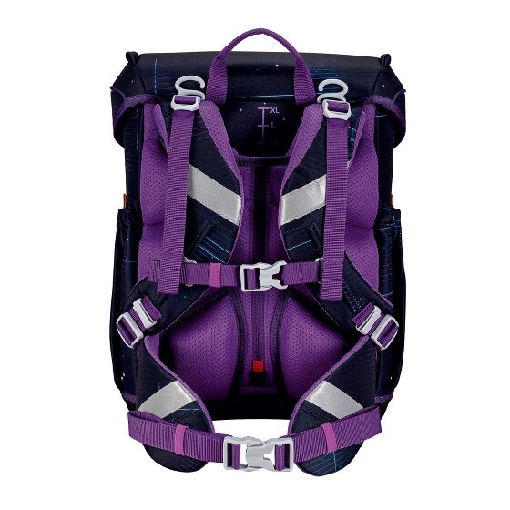 Scout Neo Exklusiv Safety Light Set di borse per la scuola 5 pezzi