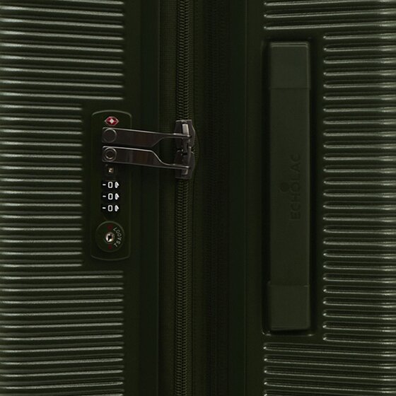 Echolac Ultima 4 ruote Set di valigie 3 pezzi con piega di espansione