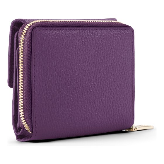 Lazarotti Portafoglio Bologna in pelle con chiusura a zip, 12 cm