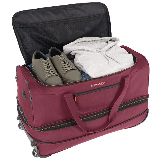 Travelite Basics 2 ruote Borsa da viaggio 70 cm con piega di espansione