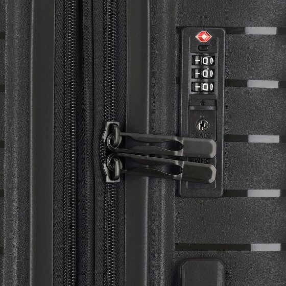 d&n Travel Line 4500 4 ruote Set di valigie 3 pezzi con piega di espansione