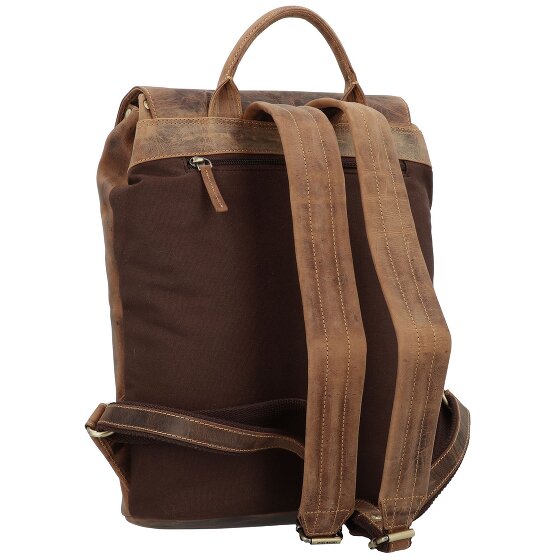 Greenburry Vintage Zaino da giorno Pelle 40 cm Scomparto per laptop