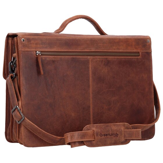 Greenland Nature Montana Cartella in pelle 40 cm