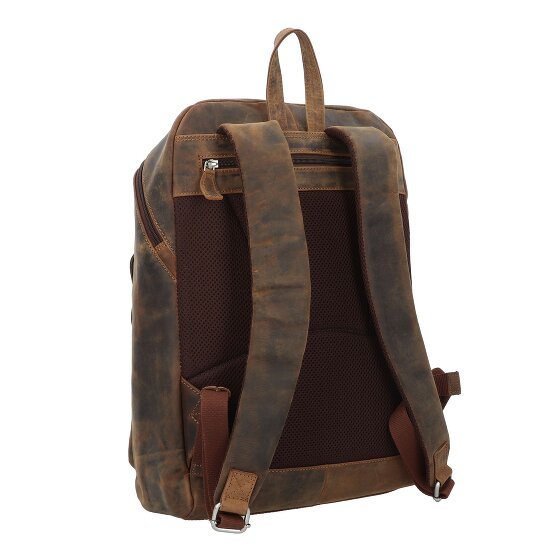Plevier Hertz Zaino da giorno Pelle 45 cm Scomparto per laptop