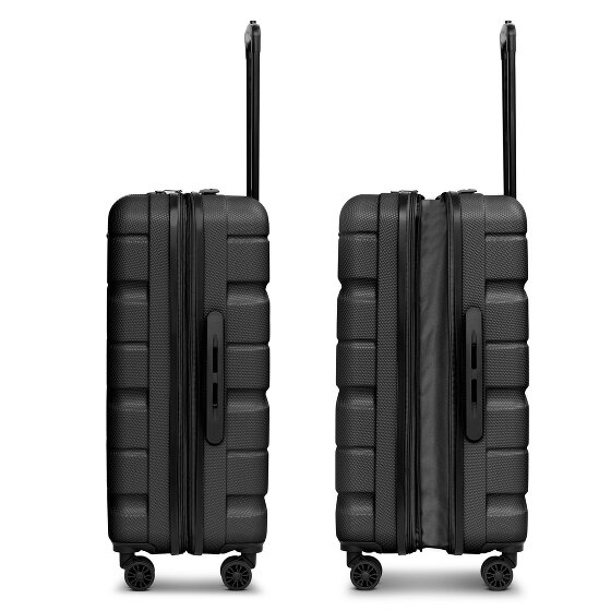 Franky Monaco 4.0 Carrello a 4 ruote M 66 cm con piega ad espansione