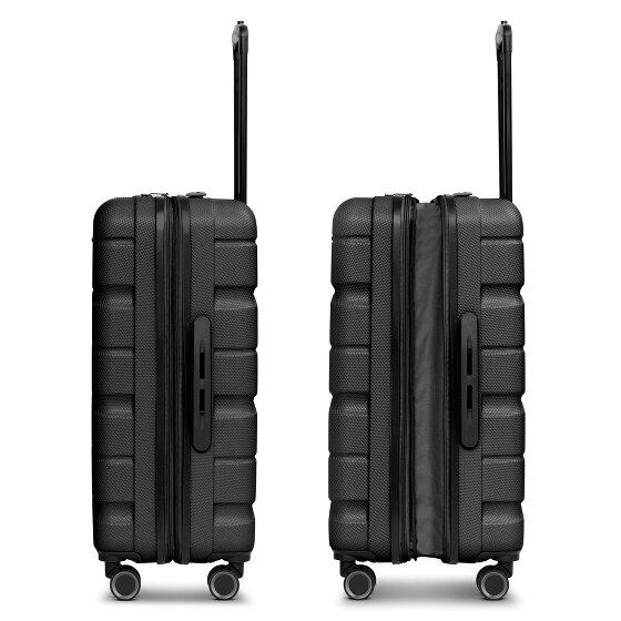 Franky Monaco 4.0 Carrello a 4 ruote M 66 cm con piega ad espansione