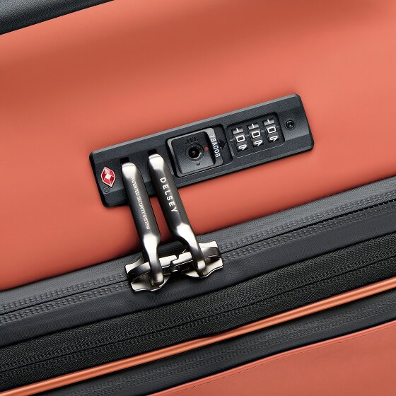 Delsey Paris Turenne Soft 4 ruote Carrello 68 cm con piega di espansione