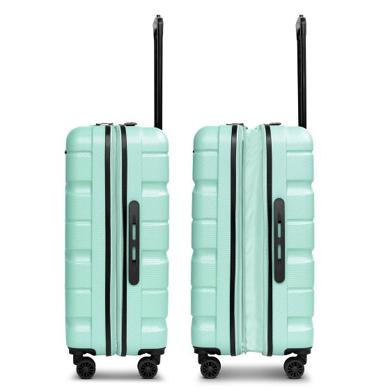 Franky Munich 4.0 Set di valigie a 4 ruote, 3 pezzi con piega elastica