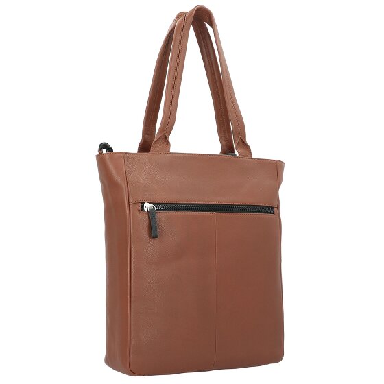 Burkely Borsa Shopper Bold Bobby in pelle con scomparto per laptop da 32 cm