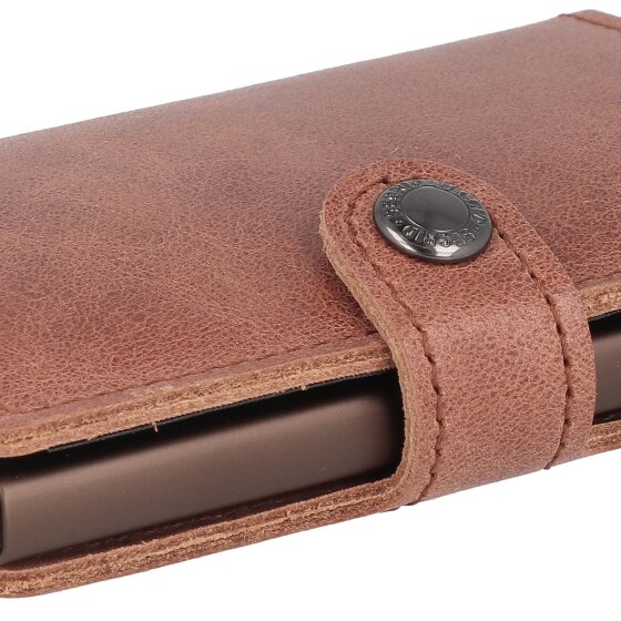 Secrid Miniwallet Vintage Custodia per carte di credito Portafoglio RFID in pelle 6,5 cm