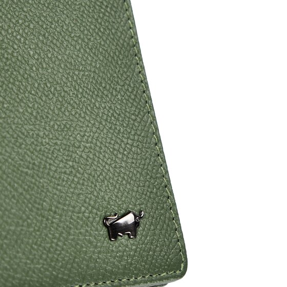 Braun Büffel Robin Custodia per carta di credito Protezione RFID Vera Pelle 8 cm