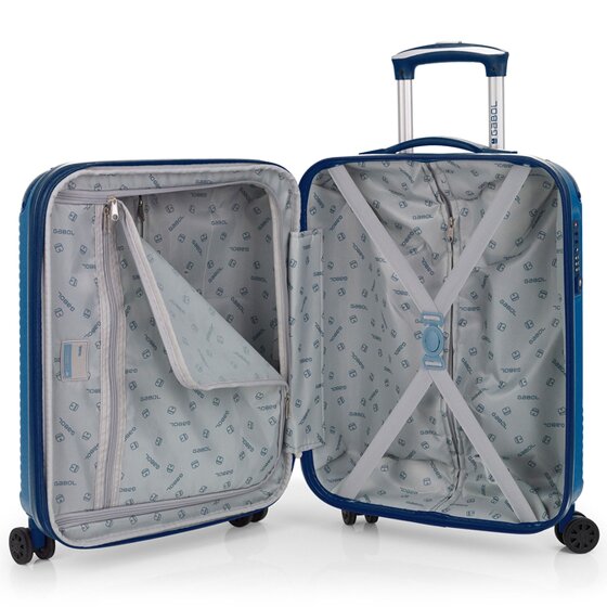 Gabol Balance XP 4 ruote Set di valigie 4 pezzi con piega di espansione