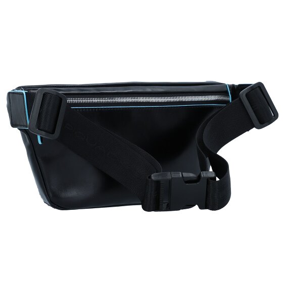 Piquadro Marsupio quadrato blu in pelle 29 cm