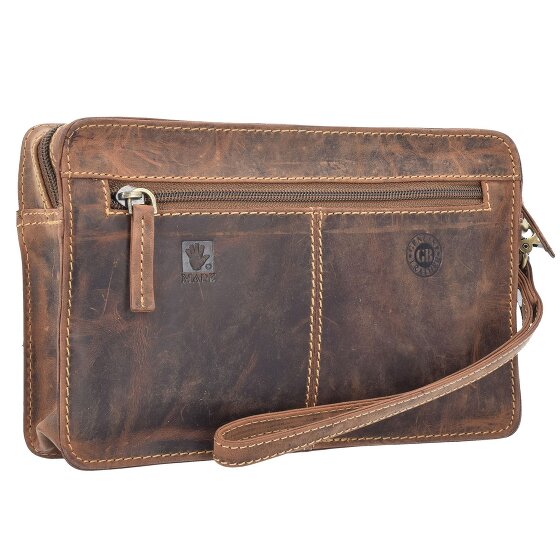 Greenburry Borsa da uomo vintage in pelle 22 cm