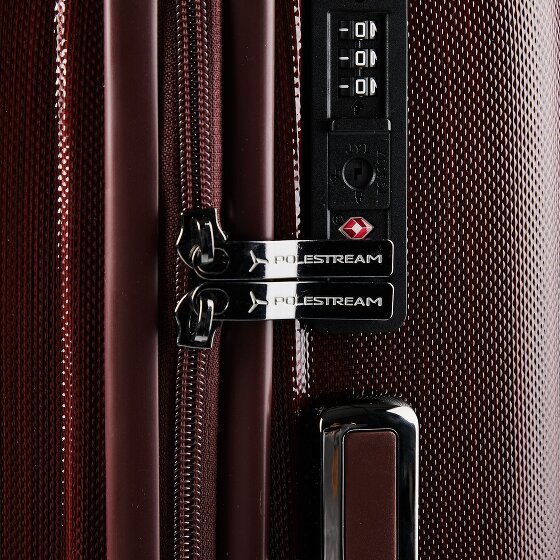 Polestream Moonrock 4 ruote Set di valigie 3 pezzi con piega di espansione