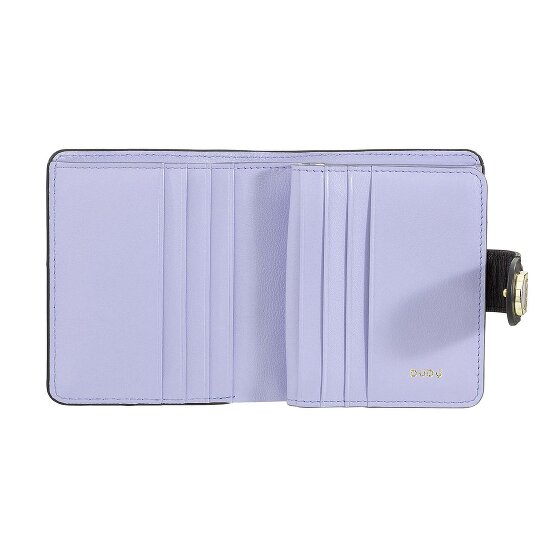 DuDu Skyline Portafoglio Protezione RFID Vera Pelle 11 cm