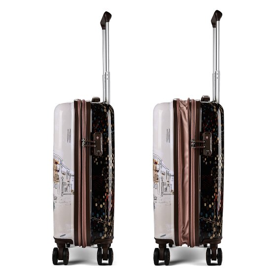 Anekke Tulip 4 ruote Trolley cabina 55 cm espandibile
