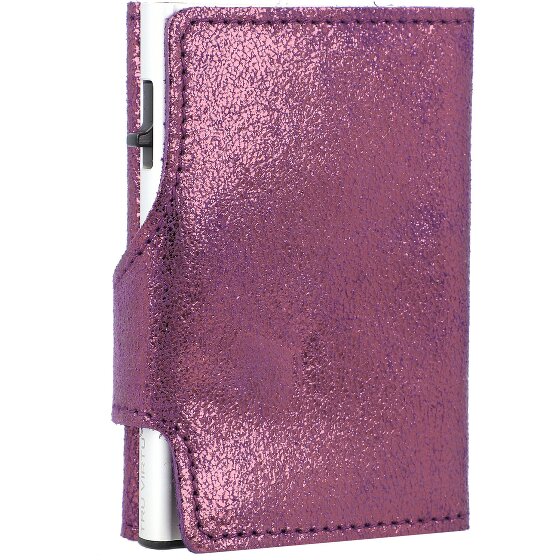 Tru Virtu Custodia per carte di credito RFID in pelle 6,5 cm