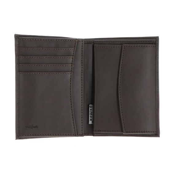 oxmox Leather Portafoglio Protezione RFID Vera Pelle 10 cm
