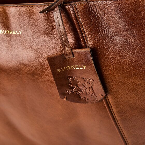 Burkely Fine Florence Borsa shopper Vera Pelle 37 cm Vano porta PC