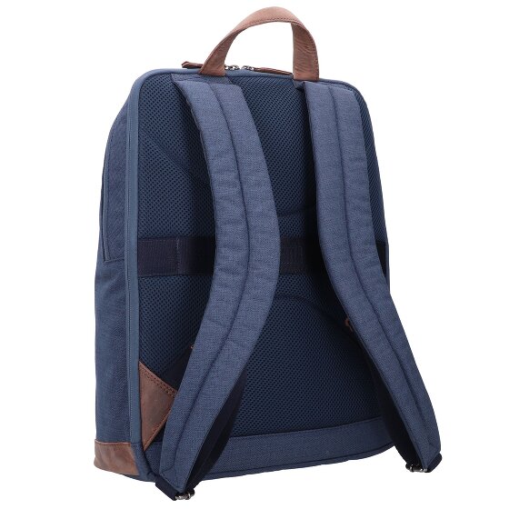 Greenburry Zaino Derby in PET riciclato Scomparto per laptop da 43 cm