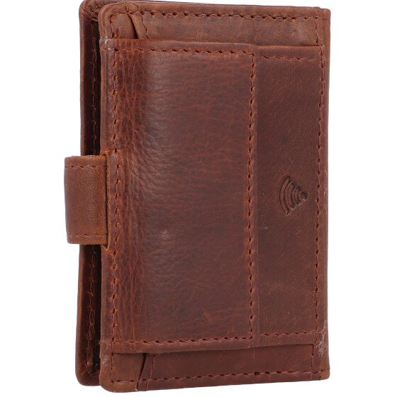 Greenburry Portafoglio vintage RFID in pelle 7 cm