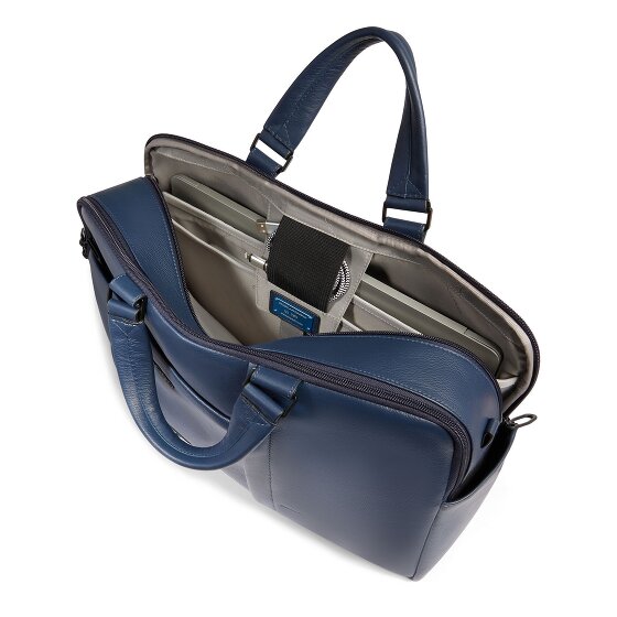 Piquadro Cartel2m Valigetta Protezione RFID Pelle 40 cm Scomparto per laptop