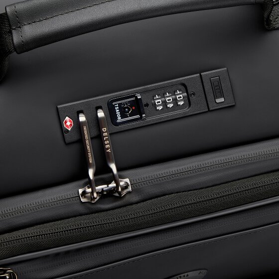 Delsey Paris Turenne Soft 4 ruote Carrello della cabina 55 cm con piega di espansione