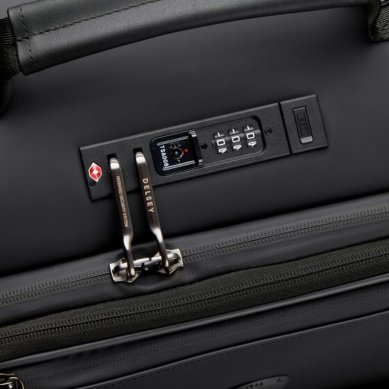 Delsey Paris Turenne Soft 4 ruote Carrello della cabina 56 cm con piega di espansione