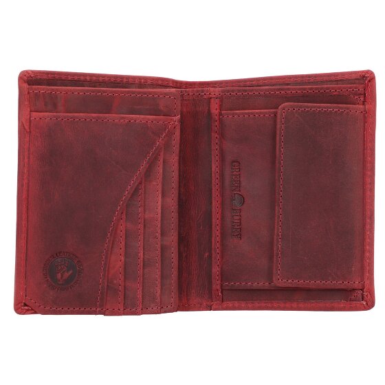 Greenburry Portafoglio vintage in pelle di cervo 9,5 cm