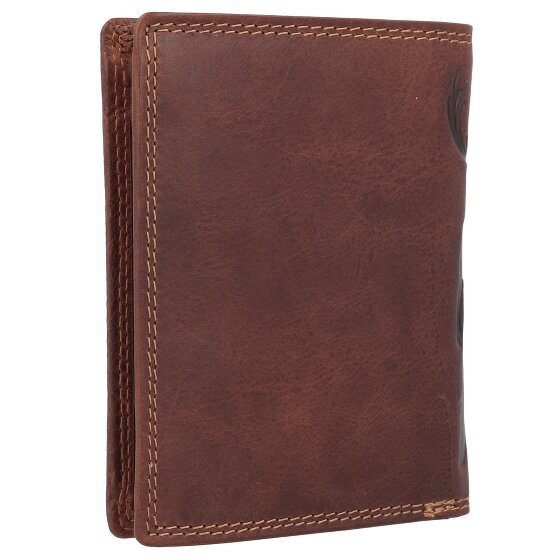 Jack Kinsky Monterey 102 Portafoglio Protezione RFID Pelle 9.5 cm