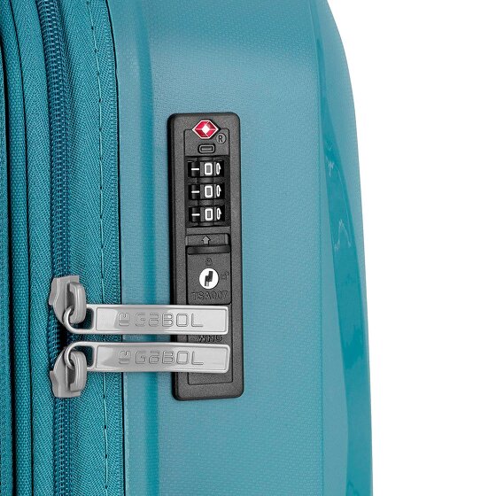 Gabol Infinity 4 ruote Set di valigie 3 pezzi con piega di espansione