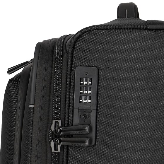 Travelite Crosslite 5.0 4 ruote Carrello M 66 cm con piega di espansione