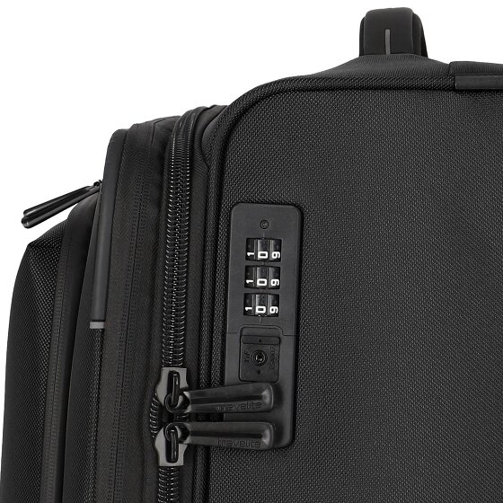 Travelite Crosslite 5.0 4 ruote Carrello M 66 cm con piega di espansione