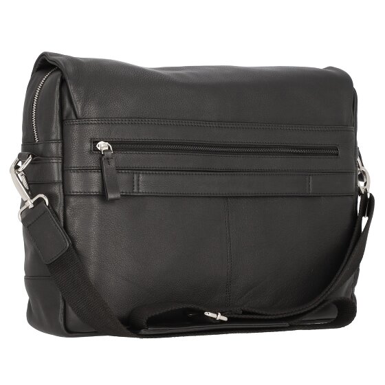 Alassio Oro Messenger in pelle 38 cm scomparto per laptop