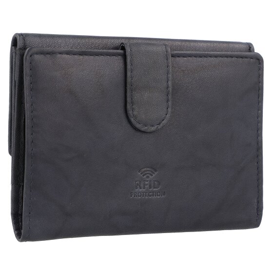 Greenburry Portafoglio Basic RFID in pelle 13 cm