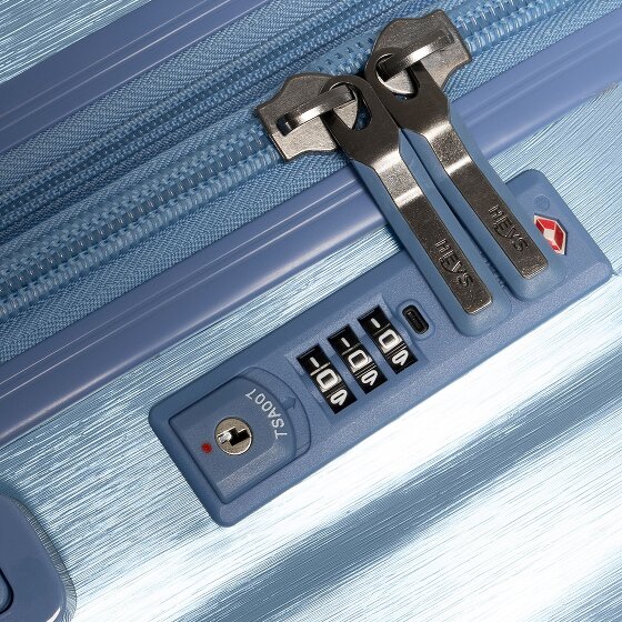 Heys Alumix 4 ruote Set di valigie 3 pezzi con piega di espansione