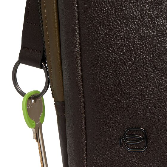 Piquadro Black Square Borsa a tracolla Vera Pelle 17 cm